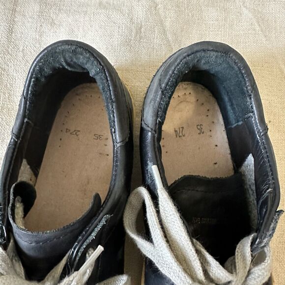 GOLDEN GOOSE Superstar Sneakers Black on Black Leather *NO INSERTS* - Picture 9 of 12